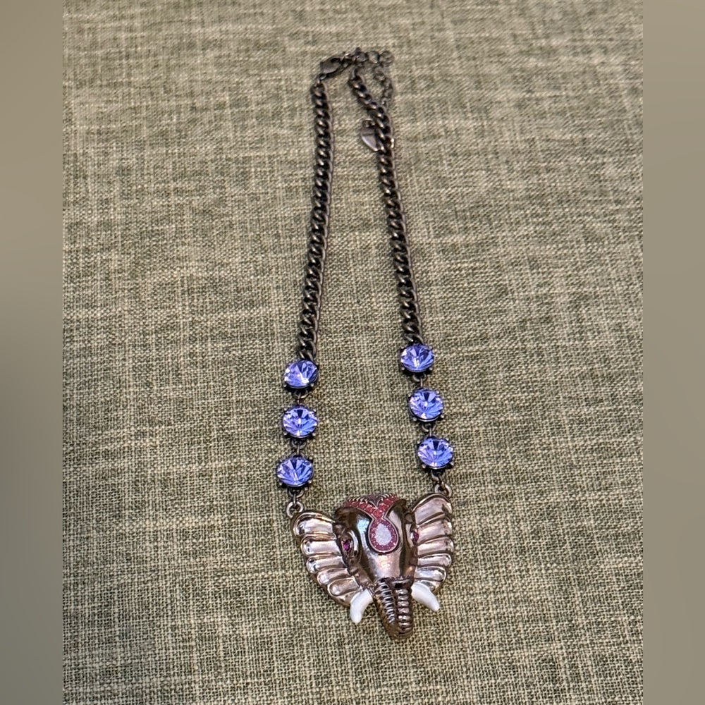 Elephant Necklace Betsey Johnson